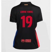 Fotballdrakt Dame Barcelona Lamine Yamal #19 Bortedrakt 2024-25 Kortermet